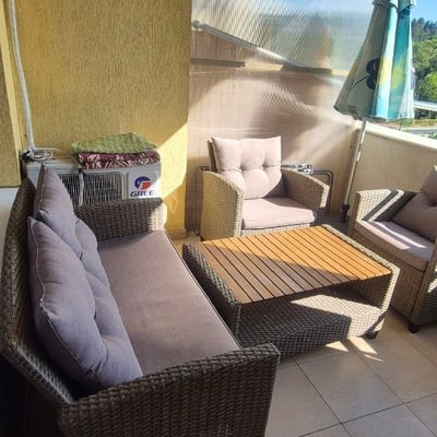 Miete einer 2-Zimmer-Wohnung am Meer in einer ruhigen Gegend von Varna, Bulgarien